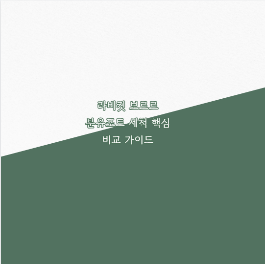 라비킷 보르르 분유포트 세척 핵심 비교 가이드