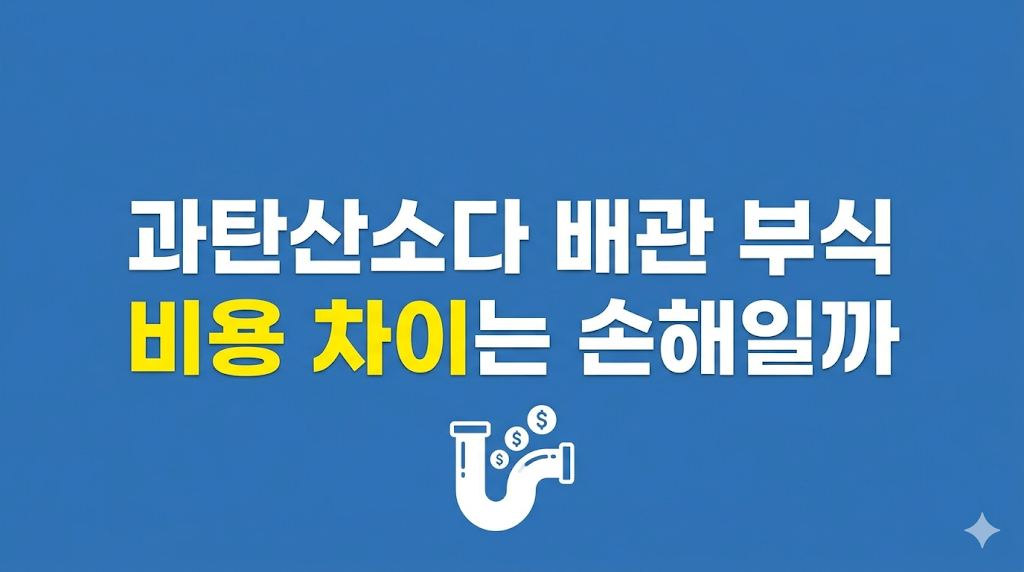 과탄산소다 배관 부식 조건을 보는 욕실 하수구 모습