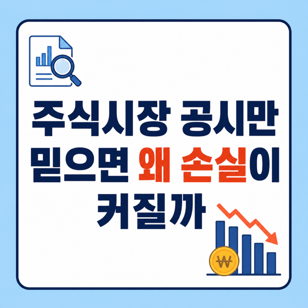 주식시장 공시와 공약의 손실 위험 비교